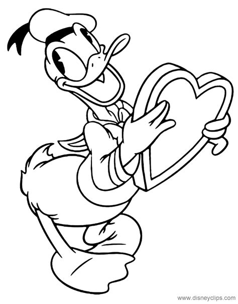 These free printable valentine's day coloring pages are super cute. Disney Valentine's Day Coloring Pages (3) | Disneyclips.com