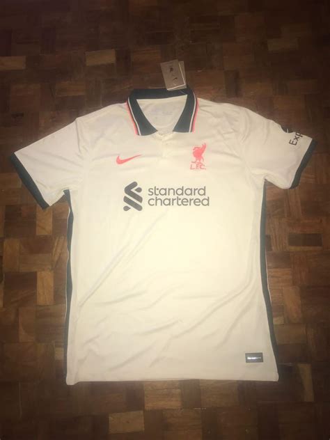 Liverpool 2021 22 Away Jersey Mens Fashion Activewear On Carousell
