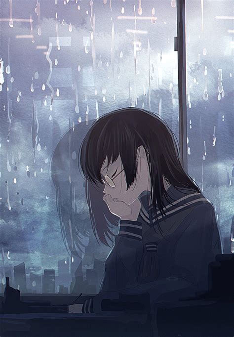 Foto Anime Girl Sad
