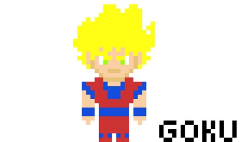 Pixilart Goku 8 Bit Version By Youngsavage