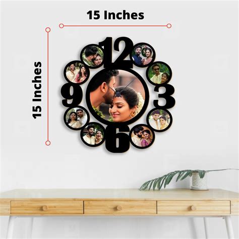 Personalized Wall Clocks With Pictures Best Customized Photo Clock