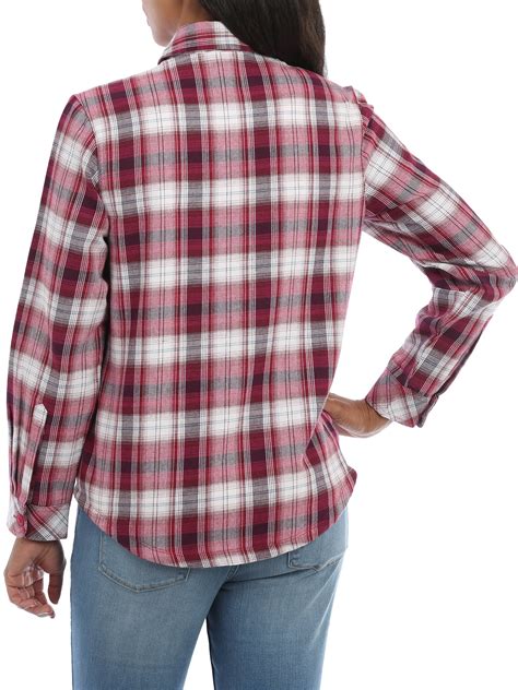 Lee Riders Lee Riders Women S Fleece Lined Flannel Shirt