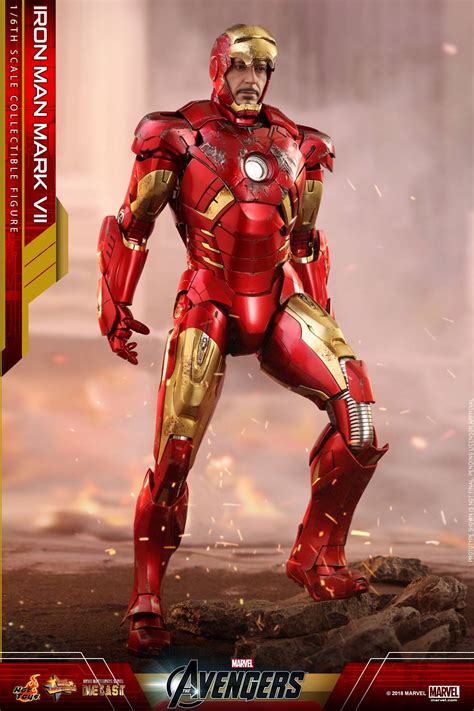Make everyone look cooler. anthony edward tony stark, simply known as tony stark, and also known as the famous. Hot Toys Iron Man Mark VII Die-Cast 1/6 Figure Photos ...