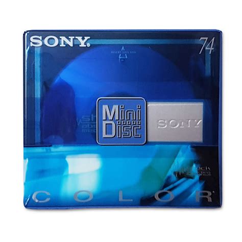 Sony Minidisc Shock Blue 74 Minutes Retro Style Media