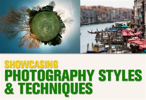 Showcasing Photography Styles And Techniques