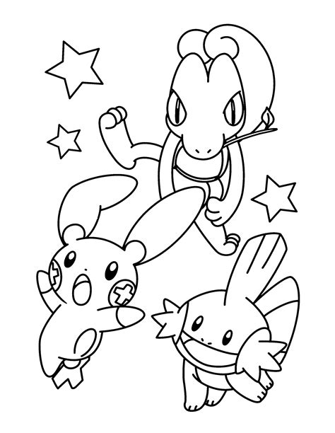 Coloring Page Pokemon Advanced Coloring Pages 13