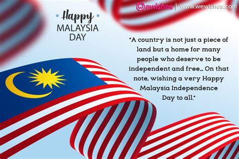 Happy Malaysia National Day 2023 Merdeka Wishes Message Poster