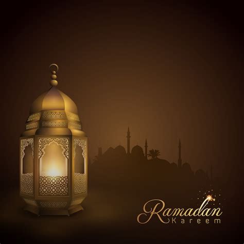 Premium Vector Ramadan Kareem Greeting Background Template