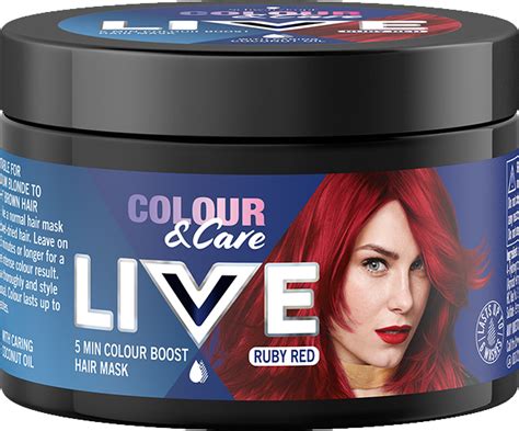 Schwarzkopf Live LIVE Colour Care Hair Mask Colour Boost Ruby Red