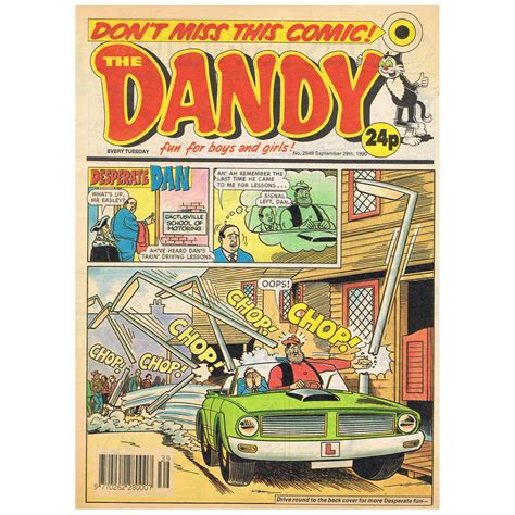 29th September 1990 Buy Now The Dandy Comic Issue 2549