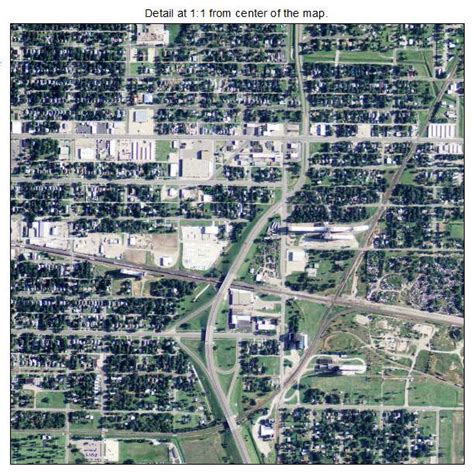 Aerial Photography Map Of Hutchinson Ks Kansas