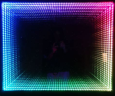Make A Programmable Rgb Led Infinity Mirror With Arduino Mirrored