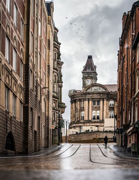 Birmingham Uk City Centre Deserted Streets During Lockdown Town Hall