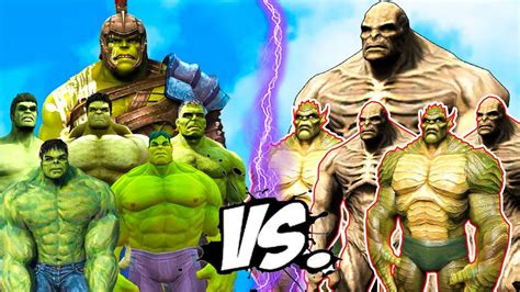Hulk Team Vs Abomination Army Huge Abomination Vs Incredible Hulk