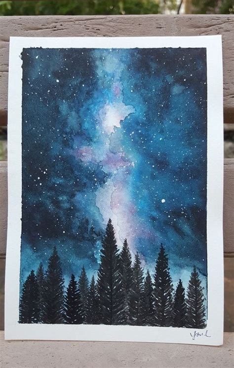 Easy Night Sky Painting Ideas Big Hose Chronicle Frame Store
