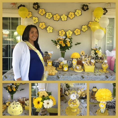 Personalize with your information or click click to customize further to edit font styles, size and colors. A Buzzworthy Baby Shower | Bee baby shower, Bee baby ...