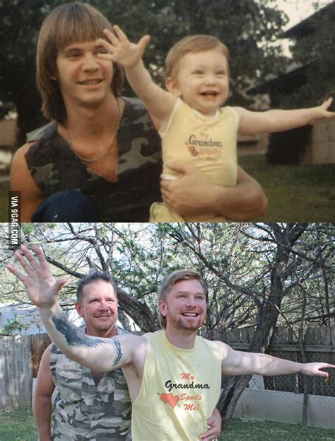 Father And Son 27 Years Later 9gag