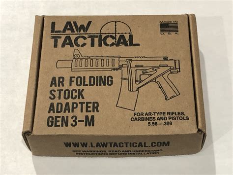 Law Tactical Ar 15m16 Gen3 M Folding Stock Adapter Nib Northwest