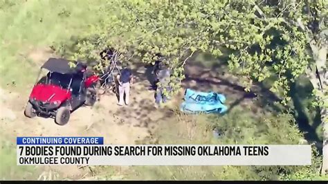 7 Bodies Found During Search For Missing Oklahoma Teens Youtube