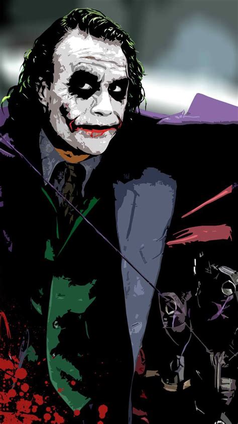 ❤ get the best joker background on wallpaperset. Heath-Ledger-Joker-Wallpaper-iPhone-Wallpaper - iPhone Wallpapers