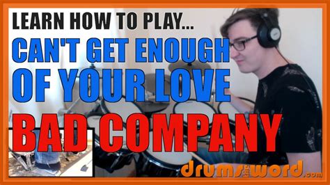 Cant Get Enough Of Your Love Bad Company ★ Drum Lesson Preview How To Play Song Kirke
