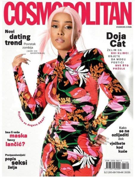 Doja Cat Cosmopolitan Magazine November 2020 Cover Photo Croatia