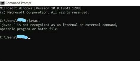 Javac Is Not Recognized As An Internal Or External Command Operable