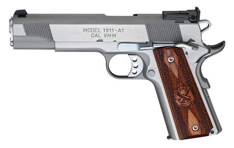 Springfield Armory Loaded Target 1911 Stainless Steel 9mm Luger 5