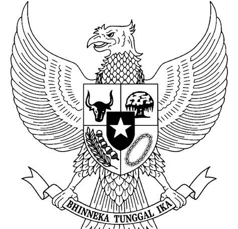 Sketsa Gambar Burung Garuda Hd