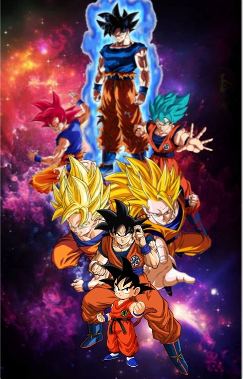 Dragon ball evolution was released in spring 2009. Goku Saiyan transformations | Dragon ball z, Dragon ball