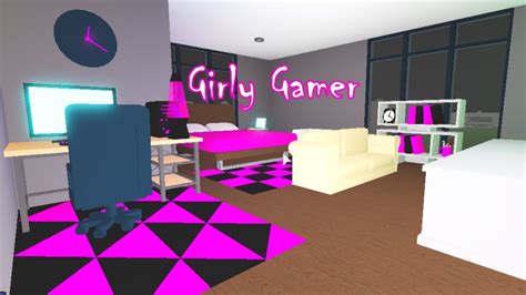 Contemporarian Girly Gamer House Design Roblox Rocitizens Youtube