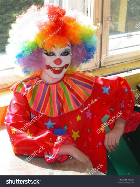 African American Female Clown Clown Stock Photo 243687 Shutterstock