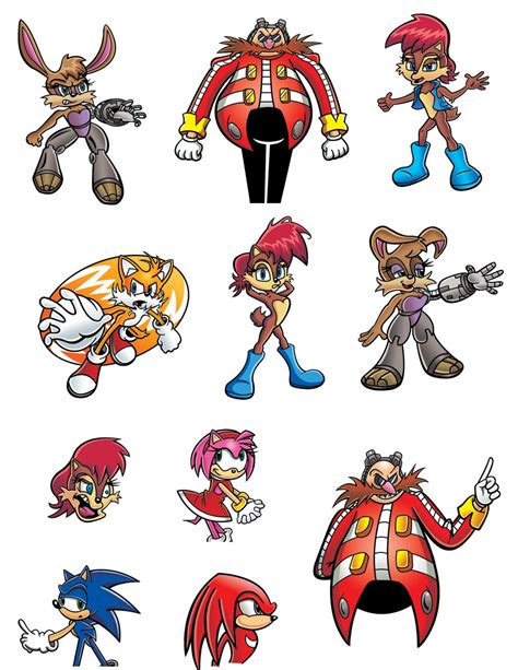 Sonic Characters 4 By Michael Bowers On Deviantart