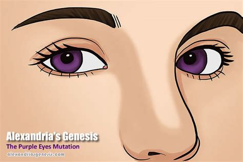 Alexandrias Genesis Purple Eyes Mutation Real Or Fake Alexandrias