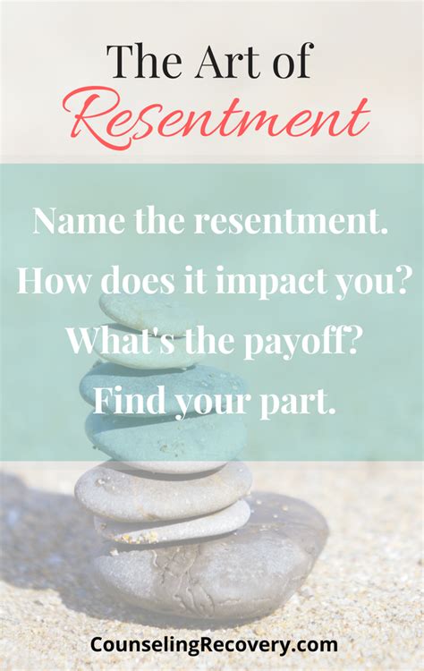 The Art Of Letting Go Of Resentments — Counseling Recovery Michelle