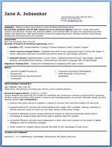 Entry Level Electrical Engineer Resume