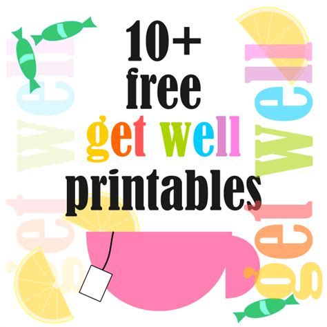 Personalize with your own message, photos and stickers. 10+ free get-well-soon printables - Gute Besserung ...