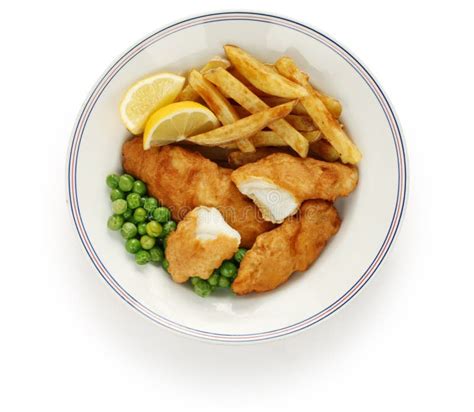 Fish And Chips British Food Stock Image Image Of Batter Chips 23222503