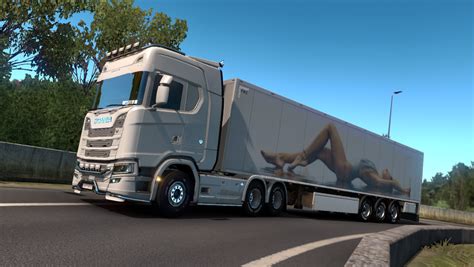 Woman Skin For Owned Trailers Ets Mods Euro Truck Simulator Mods Hot Sex Picture