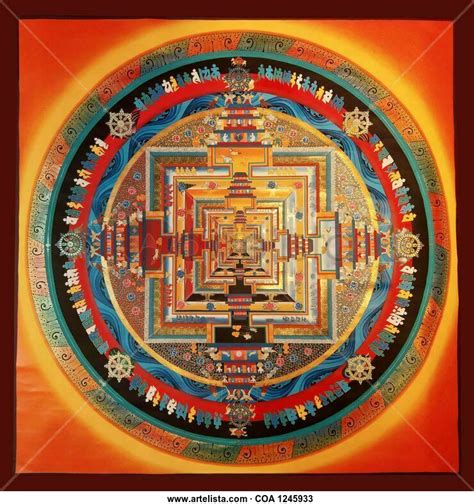 Kalachakra Mandala Thangka Gammas Art Gallery