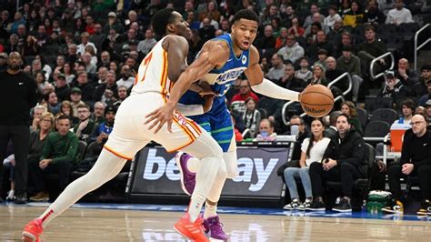 Giannis Antetokounmpo Records Triple Double As Bucks Outlast Hawks