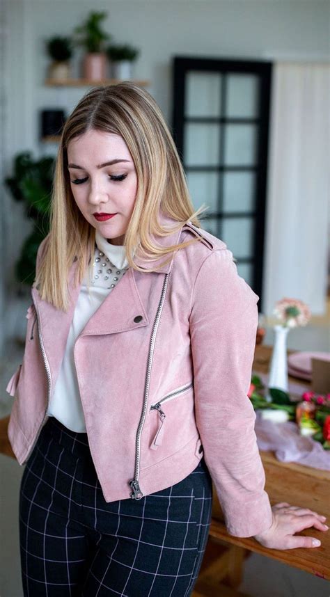 16 Valentinegalentines Day Outfit Ideas Amy Bjorneby Pink Jacket