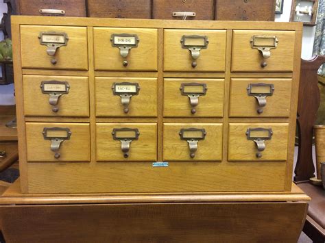 Vintage Libraco London Library Card Catalog Or Index Card File