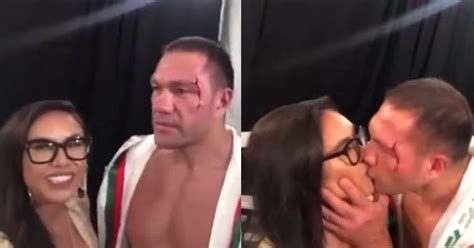 Boxer Kisses Journalist During Post Match Interview Gets Slammed On