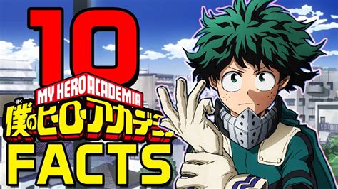 My Hero Academia 10 Things You Didnt Know Boku No