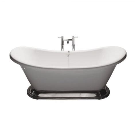 Bc Designs Excelsior Acrylic Roll Top Double Ended Freestanding Bath