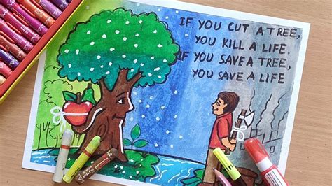 Get Inspired With Creative 19 Save Trees Poster Ideas Tfiglobal