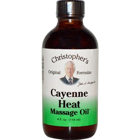 Dr Christophers Cayenne Heat Massage Oil 4 Fl Oz Cornerstone For