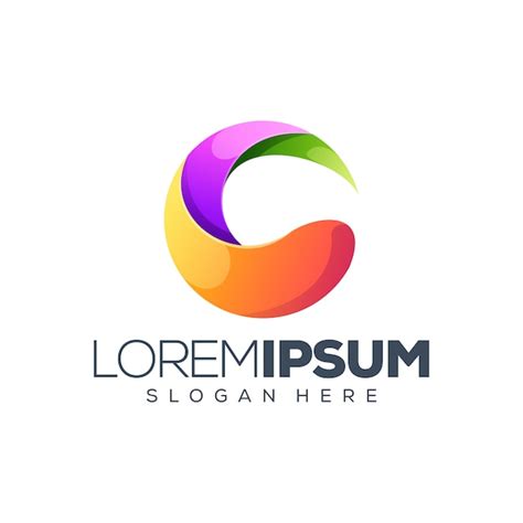 Premium Vector Colorful Circle Logo Design