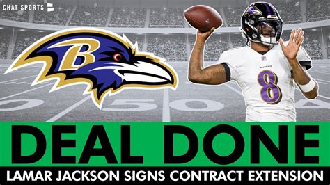 Wow Lamar Jackson Agrees To Contract Extension To Remain With